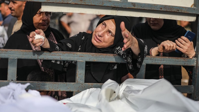 Gazze’de savaşın bilançosu! Yerinden edilenlerin sayısı 600 bine yaklaştı