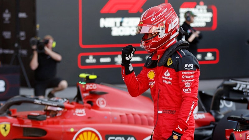 Formula 1'de pole pozisyonu Charles Leclerc'in