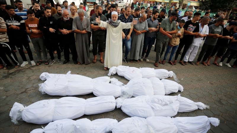 İsrail katliamında ölen Filistinlilerin sayısı 8 bini geçti