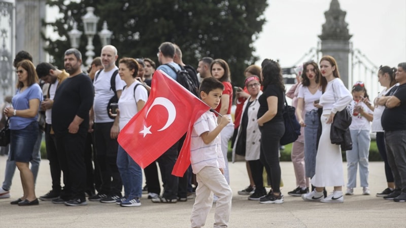 Dolmabahçe Sarayı'nda 29 Ekim yoğunluğu
