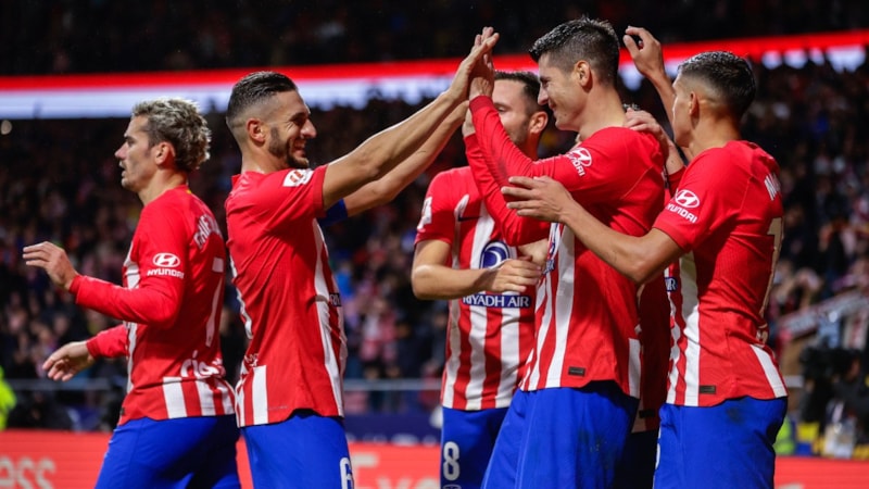 Alaves'i deviren Atletico Madrid evinde 5'te 5 yaptı