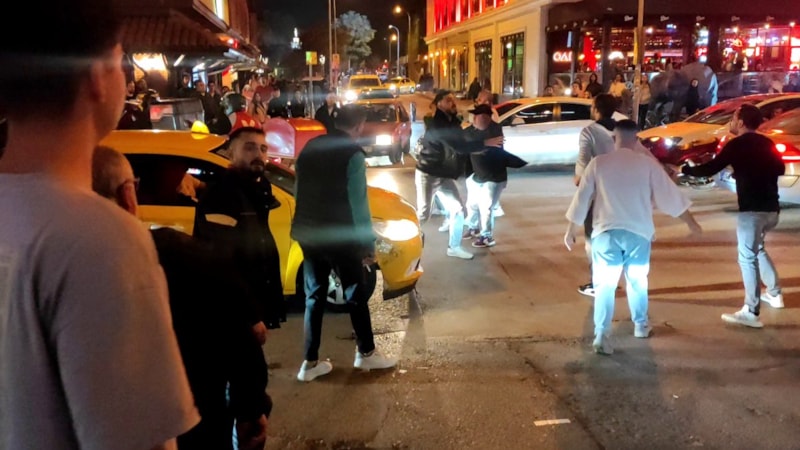 Eskişehir'de yol verme tartışması kaosa döndü