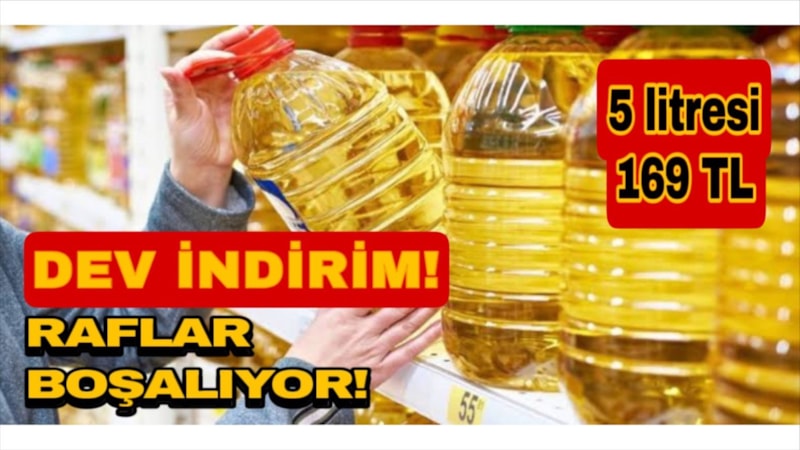 A101'de 5 litrelik yağ kampanyası! Kaçıran üzülür, herkes stok yapıyor