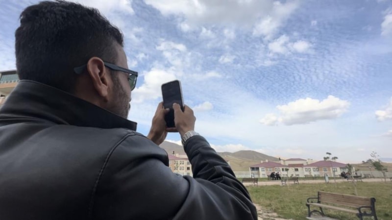 Yüksekova'da sirrokümülüs bulutları heyecan yaşattı