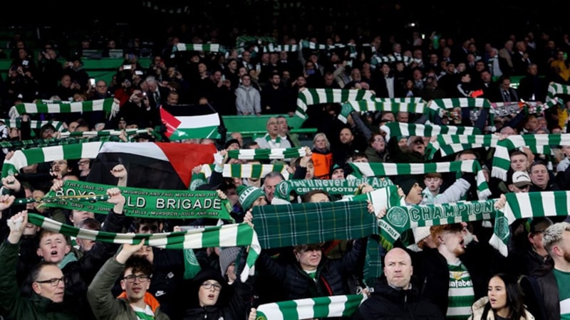 Filistin'i destekleyen taraftar grubuna yasak: Kulübü utandırdılar