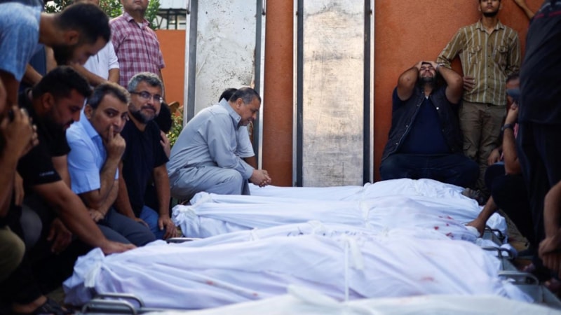 Gazze'de Han Yunus cenazelerle doldu