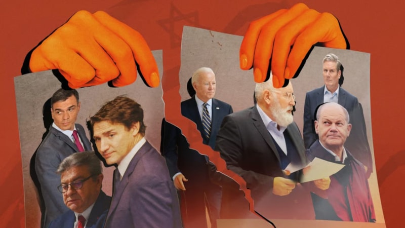 Politico: İsrail'in saldırıları, Batılı siyasetçileri ikiye böldü