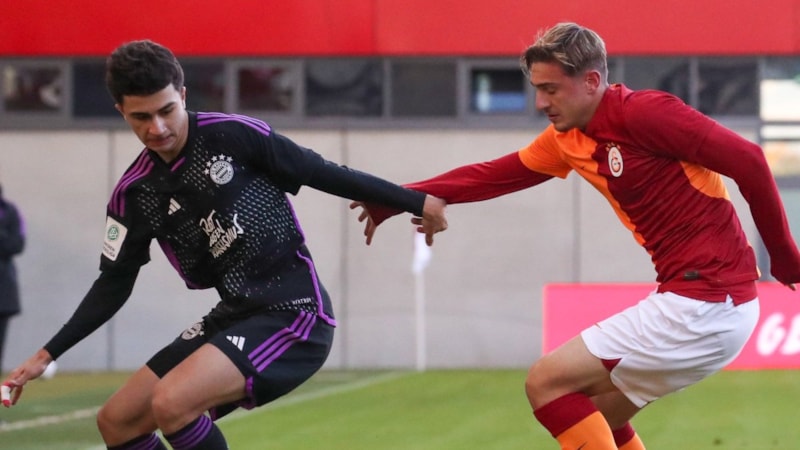 U19'da Galatasaray, Bayern Münih'e son dakika golüyle kaybetti