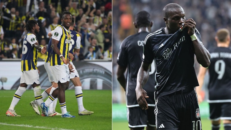 Beşiktaş ve Fenerbahçe'nin UEFA Avrupa Konferans Ligi'ndeki muhtemel 11'leri