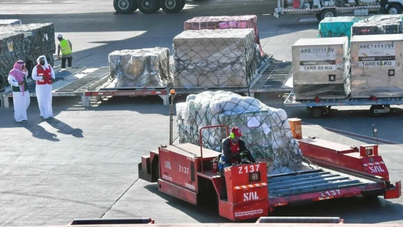 Suudi Arabistan, Gazze'ye 35 ton yardım gönderdi