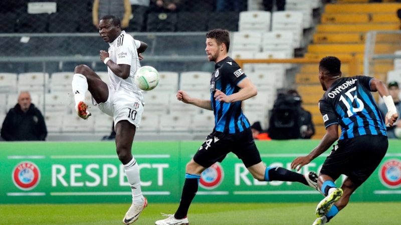 Beşiktaş, Club Brugge'a farklı yenildi