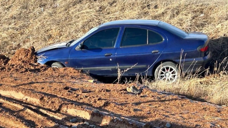 Sivas’ta otomobil şarampole düştü: 5 yaralı