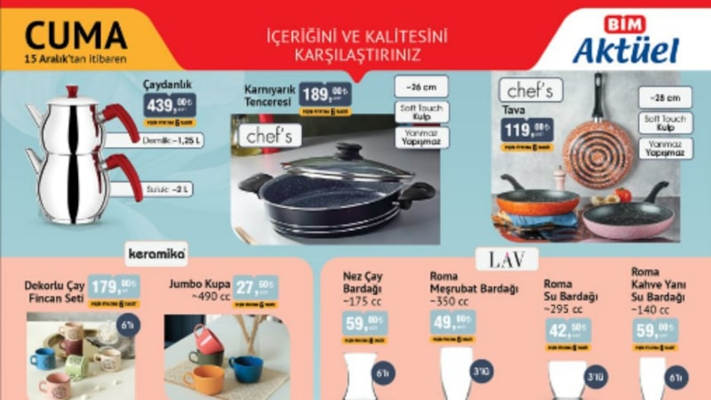 BİM’den efsane indirim fırsatı: Çeyiz yapanlar izdiham yaratıyor…