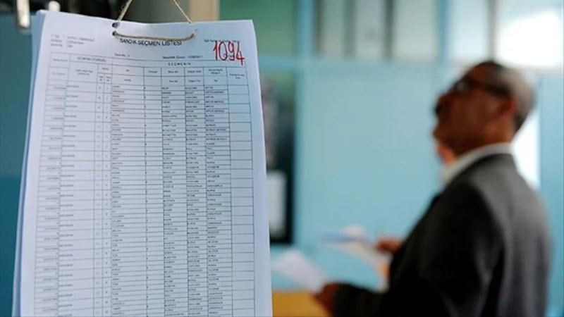 Yurt içi seçmen listeleri 4 Ocak'ta askıya çıkacak