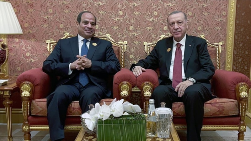 Cumhurbaşkanı Erdoğan Mısır Cumhurbaşkanı Sisi ile görüştü