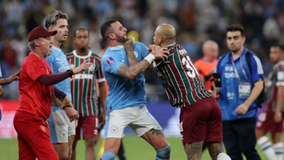 Felipe Melo yine olay çıkardı! Kulüpler Dünya Kupası Final'inde Kyle Walker ile kavga etti