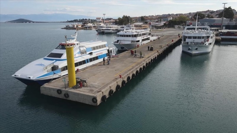 Ayvalık-Midilli kapısında 2024'te  yolcu rekorunun kırılması bekliyor