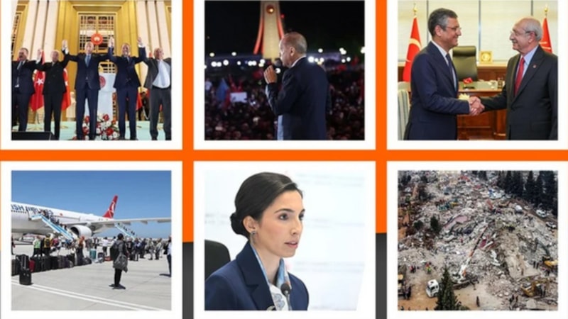 Türkiye'de 2023 yılı işte böyle geçti: Depremler, seçim, dev projeler..