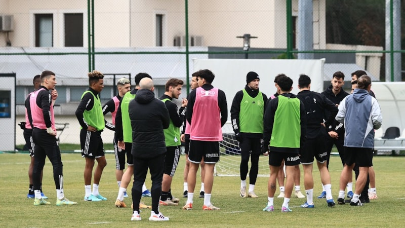 Beşiktaş'ta Kasımpaşa maçının hazırlıkları sürdü