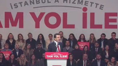 CHP'nin İBB aday lansmanında 'Türkiye laiktir laik kalacak' sloganları