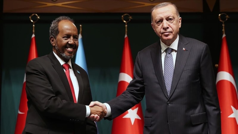Cumhurbaşkanı Erdoğan, Somali Cumhurbaşkanı Mahmud ile görüştü