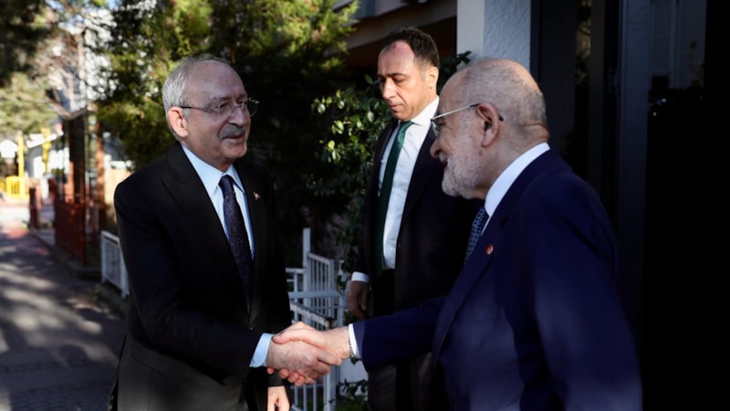 Temel Karamollaoğlu, Kemal Kılıçdaroğlu'nu ziyaret etti