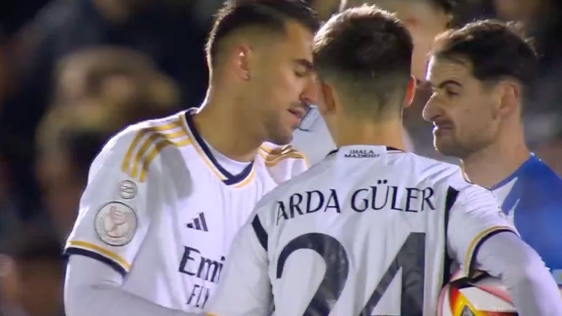 Arda Güler ile Ceballos arasında frikik tartışması yaşandı