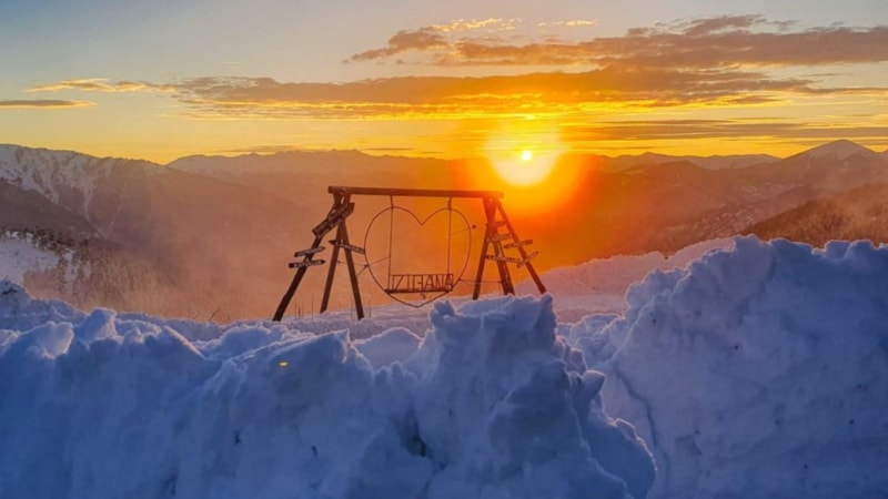 Zigana Dağı'nda eşsiz manzara! Tablodan farkı yok