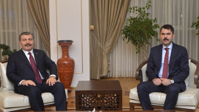 Sağlık Bakanı Fahrettin Koca'dan Murat Kurum'a tebrik mesajı