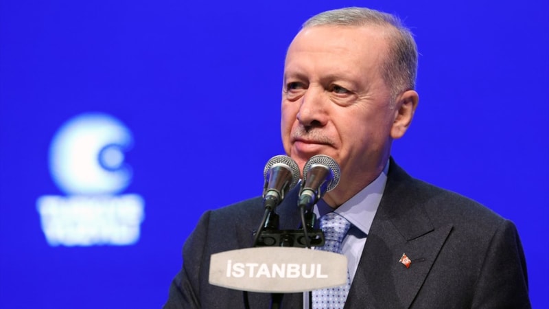 Cumhurbaşkanı Erdoğan 9'uncu torununu kucağına aldı