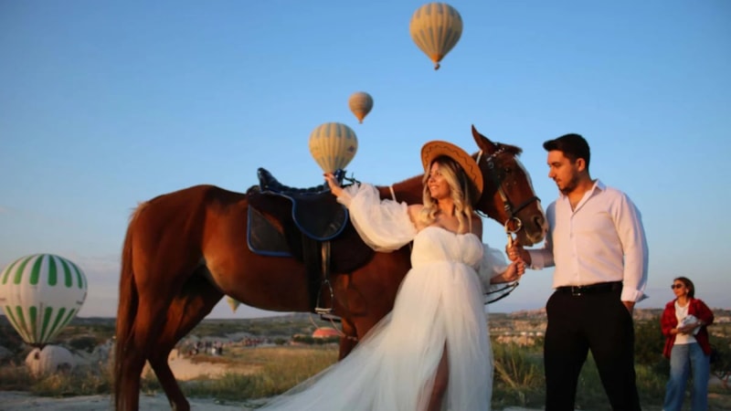 Kapadokya'da 1 saniyelik reklam çekimi 40 bin lira oldu