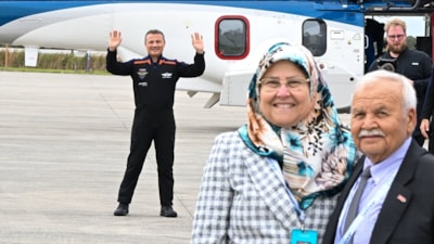 İlk Türk astronot uzayda! Annesinin sözleri duygulandırdı: Bağrıma basmak istedim...