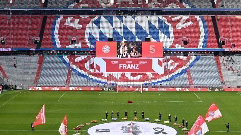 Franz Beckenbauer için anma töreni gerçekleştirildi