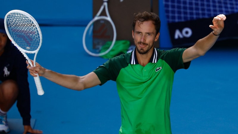 Avustralya Açık'ta Daniil Medvedev çeyrek finale kaldı