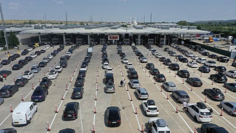 Sınır kapılarından giriş-çıkış yapan araç sayısı 5 yılda 39 milyonu aştı