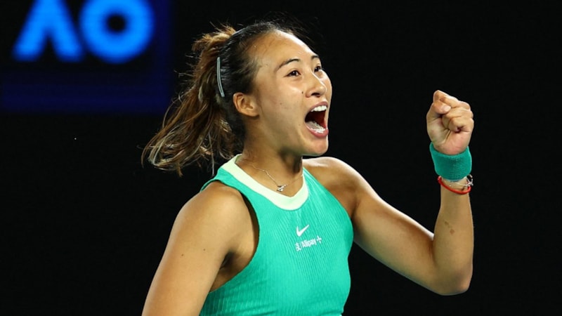 Avustralya Açık'ta Qinwen Zheng, yarı finale çıktı