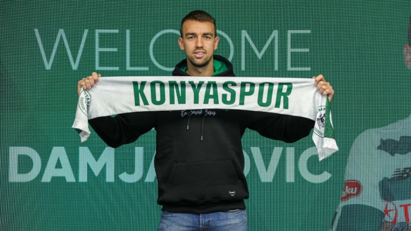 Konyaspor, Filip Damjanovic'i kadrosuna kattı