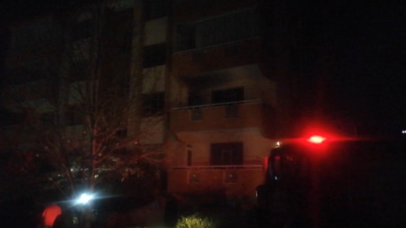 Isparta’da evde çıkan yangın panik yarattı