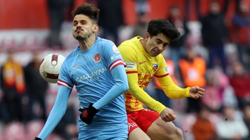 Kayserispor - Antalyaspor maçında kazanan çıkmadı