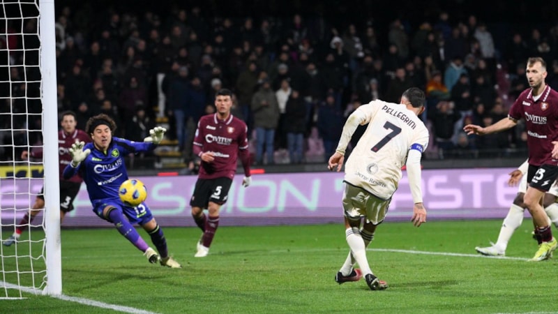 Roma, Salernitana'yı mağlup etti