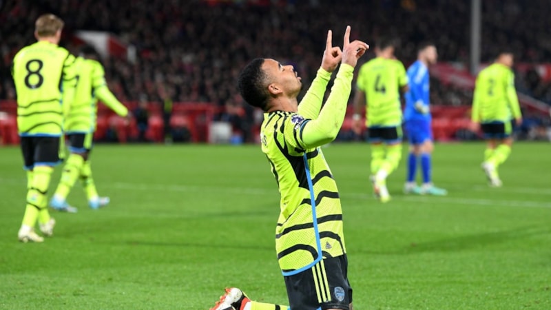 Arsenal, Nottingham Forest'ı Gabriel Jesus ile yıktı