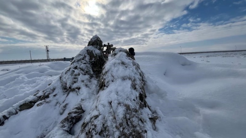 Mehmetçik'in keskin nişancı eğitiminden kareler: 