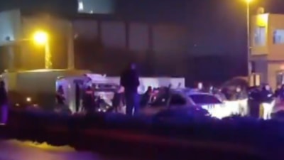 Hatay'da çevik kuvvet polislerini taşıyan midibüs devrildi: 25 polis yaralandı