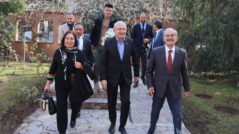 Kemal Kılıçdaroğlu'ndan Yılmaz Büyükerşen'e ziyaret