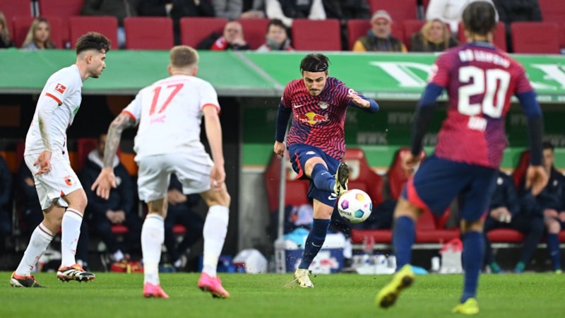 Leipzig, Augsburg karşısında iki puan bıraktı