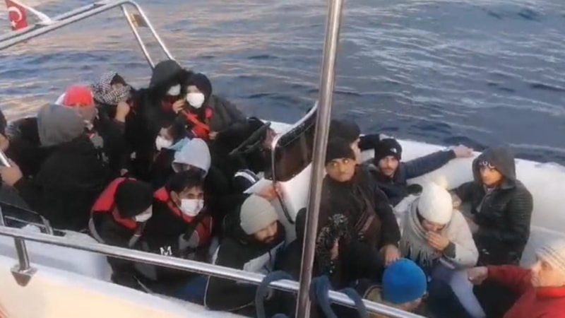 Muğla'da kaçak göçmenlere operasyon: 57 göçmen 2 organizatör yakalandı