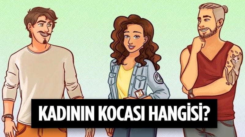 Resimdeki kadının kocası kim? Sadece keskin zekaya sahip olanlar bulabilir…