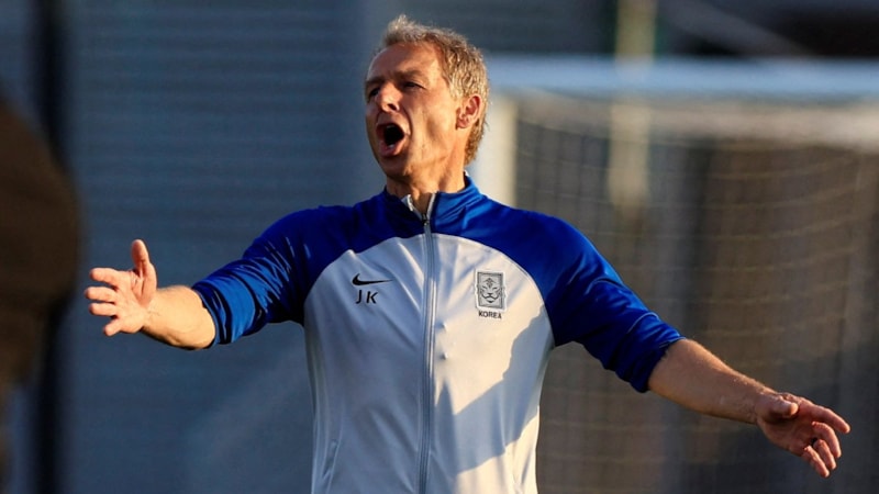 Güney Kore Milli Takımı'nda Jürgen Klinsmann görevinden alındı