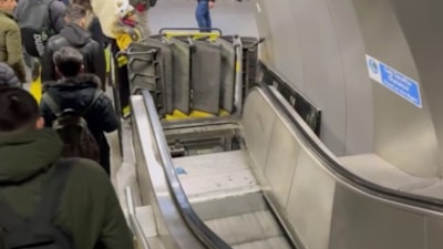 Şişli'de yürüyen merdiven bakımında sıkışan işçi can verdi