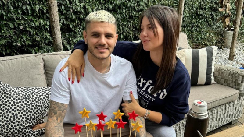 Wanda Nara'dan Mauro Icardi'ye doğum günü sürprizi! Pastada dikkat çeken detaylar